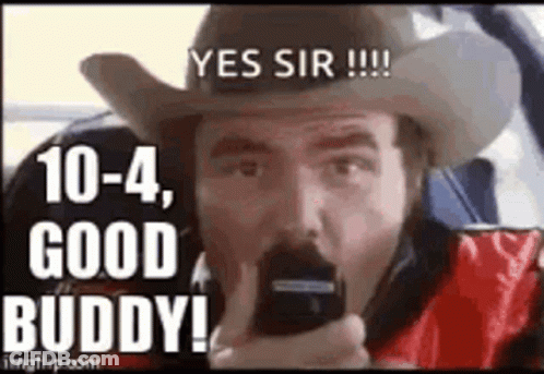 Man With Glasses And Mustache Wearing Number 10-4 Polo GIF