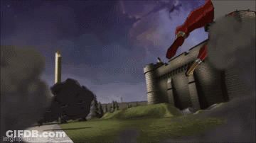 Man With Glasses And Purple Shirt In Front Of Brick Wall GIF