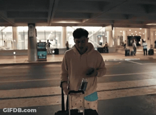 Man With Glasses And Red Tie Saying Man GIF