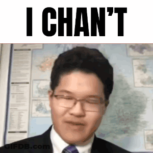 Man With Glasses And Suit Making Funny Face GIF