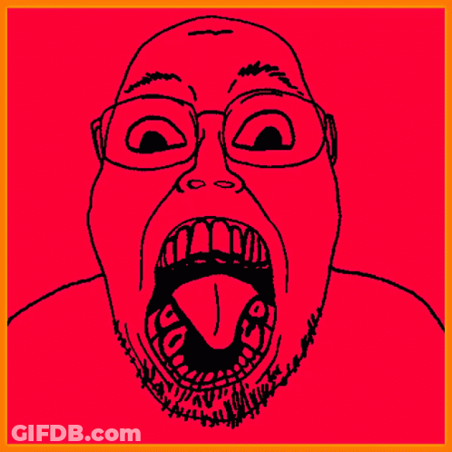 Man With Glasses And Tongue Out GIF