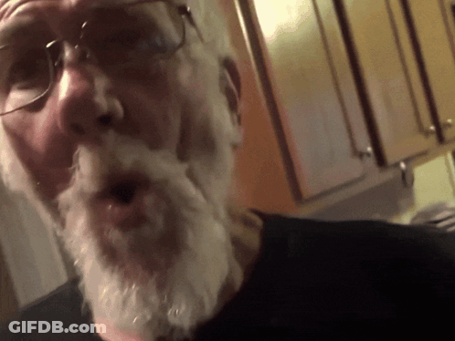 Man With Glasses And White Beard GIF