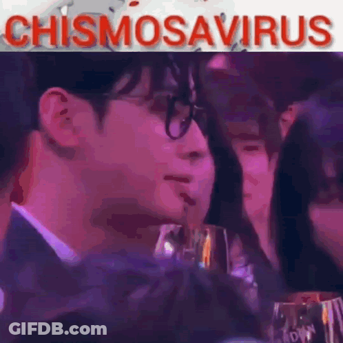 Man With Glasses And Wine GIF