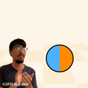 Man With Glasses Applauds In Front Of Bouncer Splodey Game GIF