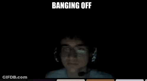 Man With Glasses Banging Off GIF