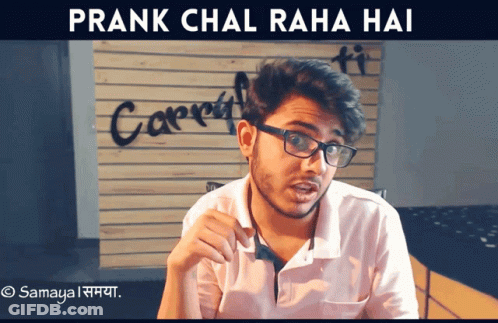 Man With Glasses By Wall Saying Carpet GIF