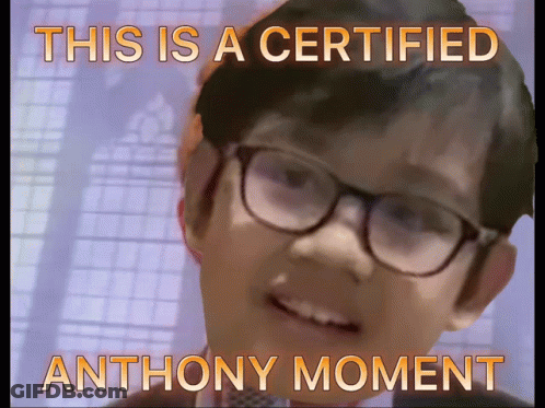Man With Glasses Certified Anthony Moment GIF