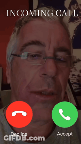 Man With Glasses Declining Call GIF