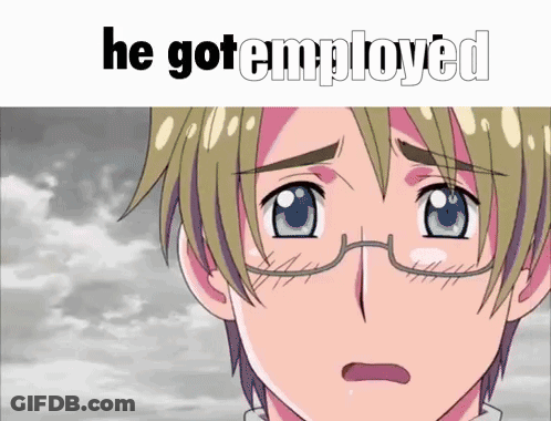Man With Glasses Employed GIF