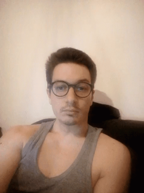 Man With Glasses Face Palm GIF