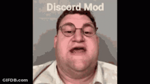 Man With Glasses Funny Face Discord Mod GIF