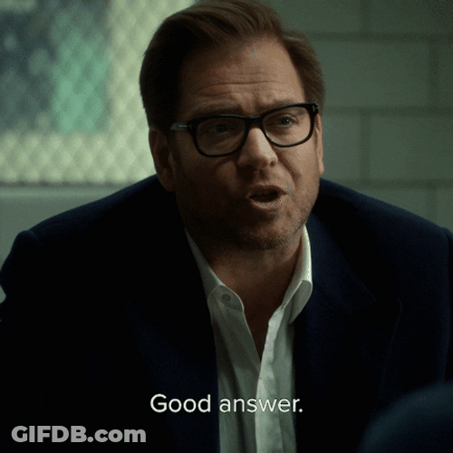 Man With Glasses Good Answer GIF