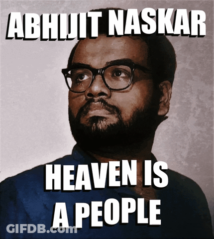 Man With Glasses Heaven Is A People GIF