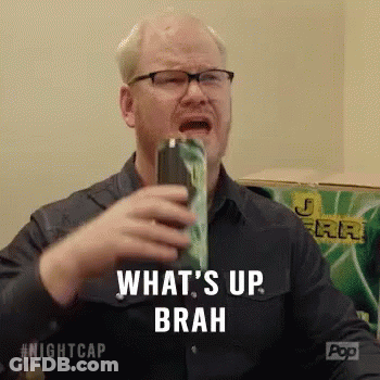 Man With Glasses Holding Soda Can Crying GIF
