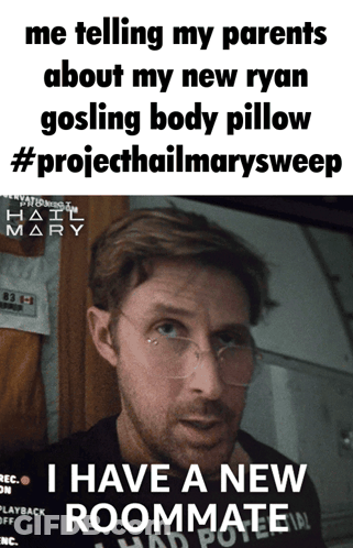 Man With Glasses I Have A New Roommate GIF