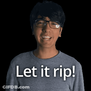 Man With Glasses Let It Rip GIF