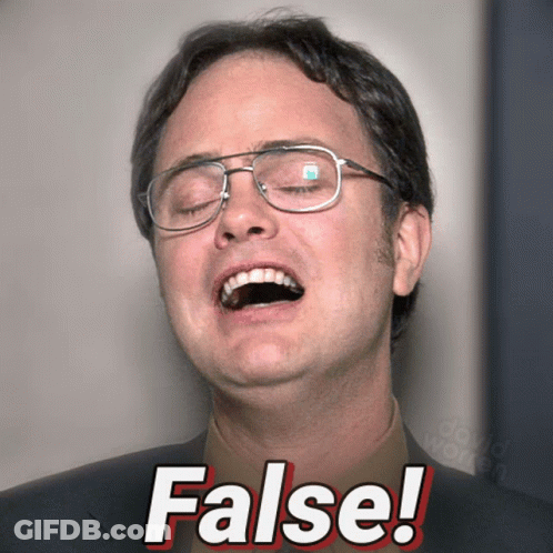 Man With Glasses Making Funny Face False GIF