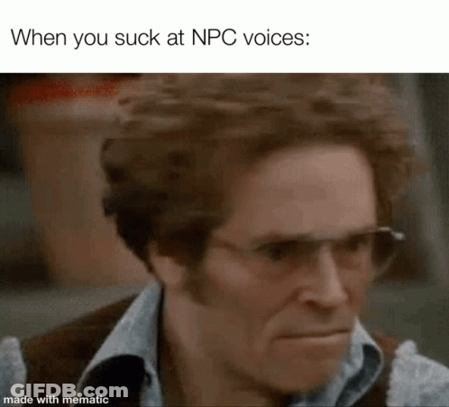 Man With Glasses Making Funny Face Talking GIF