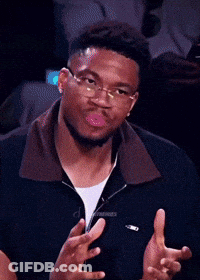 Man With Glasses Making Funny Face With Hands GIF