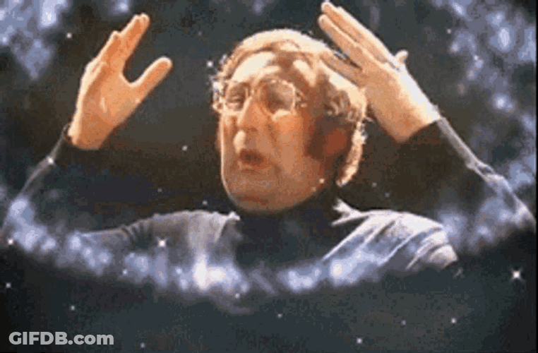 Man With Glasses Mindblown GIF