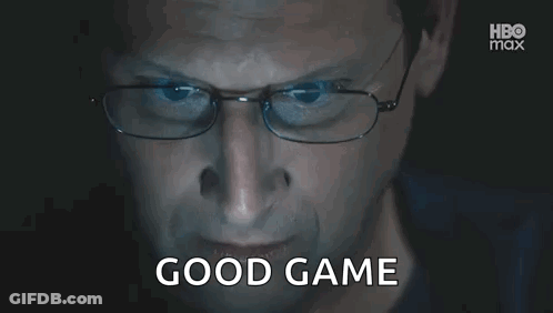 Man With Glasses Playing Video Game Saying Good Game GIF