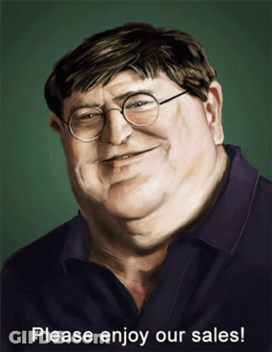 Man With Glasses Please Enjoy Our Sales GIF