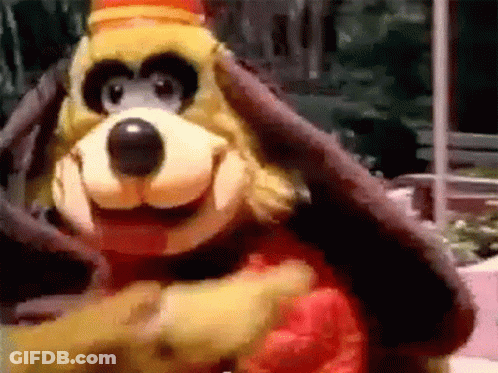 Man With Glasses Pointing At Tap Here GIF