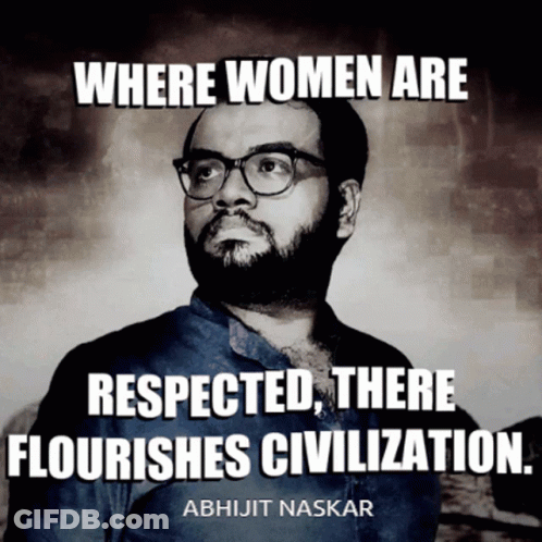 Man With Glasses Quote By Abhijit Naskar GIF