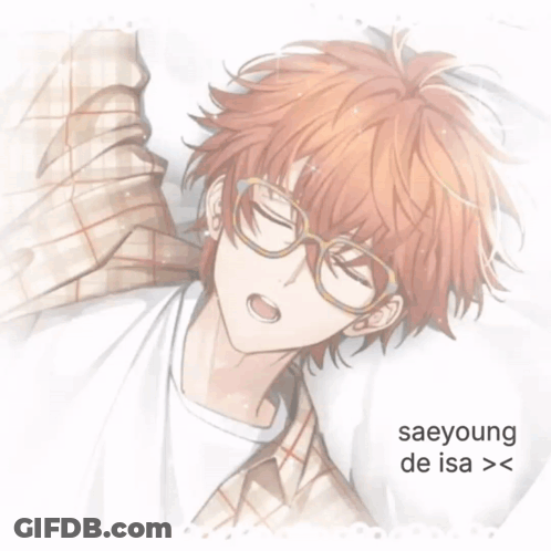 Man With Glasses Saeyoung De Isa GIF