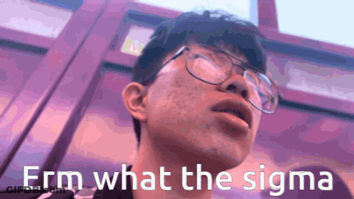 Man With Glasses Saying Erm What The Sigma GIF