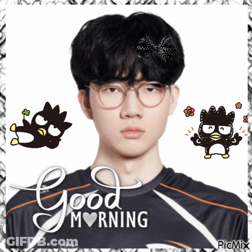 Man With Glasses Saying Good Morning GIF