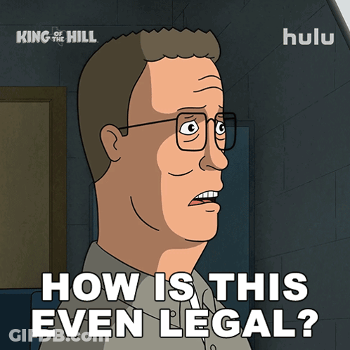 Man With Glasses Saying How Is This Even Legal GIF