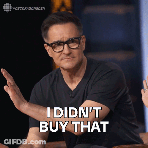 Man With Glasses Saying I Didn't Buy That GIF