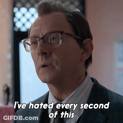 Man With Glasses Saying I Hated Every Second GIF