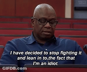 Man With Glasses Saying I Have Decided To Stop Fighting GIF