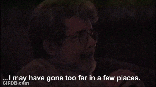 Man With Glasses Saying I May Have Gone Too Far In A Few Places GIF