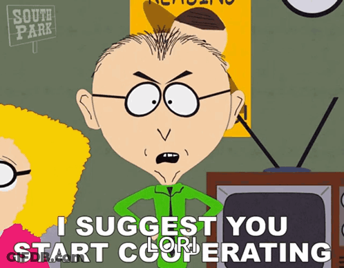 Man With Glasses Saying I Suggest You Start Cooperating GIF