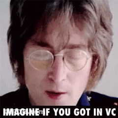 Man With Glasses Saying Imagine If You Got In Vc GIF