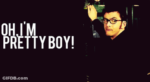 Man With Glasses Saying Oh I M Pretty Boy GIF