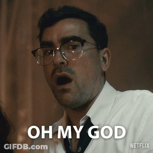 Man With Glasses Saying Oh My God Netflix Ad GIF