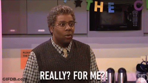 Man With Glasses Saying Really For Me GIF