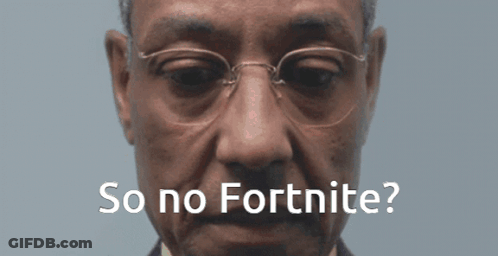 Man With Glasses Saying So No Fortnite GIF