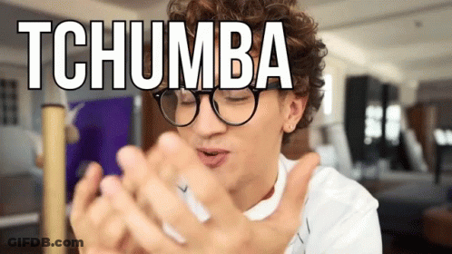 Man With Glasses Saying Tchumba GIF