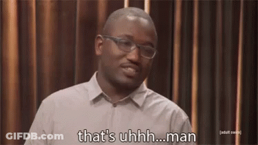 Man With Glasses Saying That's Uhhh Man GIF