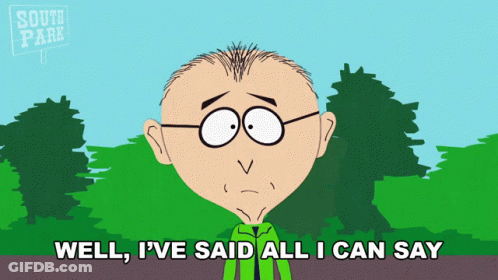 Man With Glasses Saying Well I've Said All I Can Say GIF