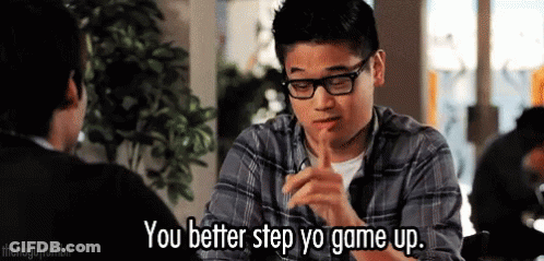 Man With Glasses Saying You Better Step Yo Game Up GIF