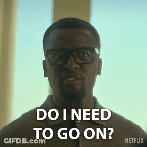 Man With Glasses Says Do I Need To Go On Netflix GIF
