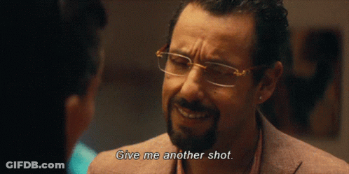 Man With Glasses Says Give Me Another Shot GIF