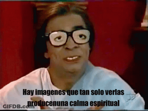 Man With Glasses Says Hay Imagenes Que Tan Solo Verlas Produce Una Calma Espiritual GIF