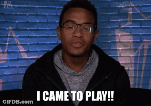 Man With Glasses Says I Came To Play GIF